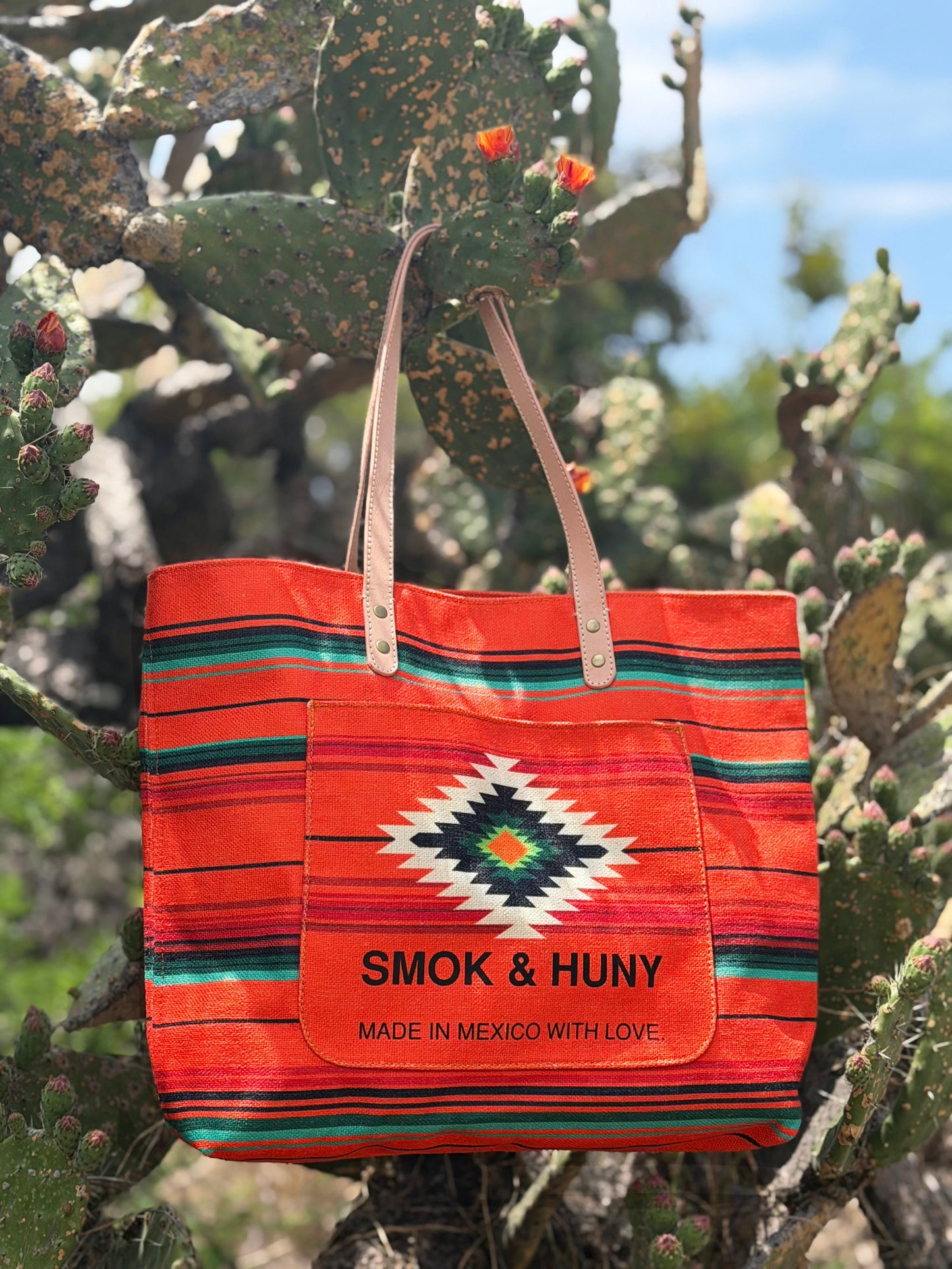 Fernando Tote Orange/Aztec