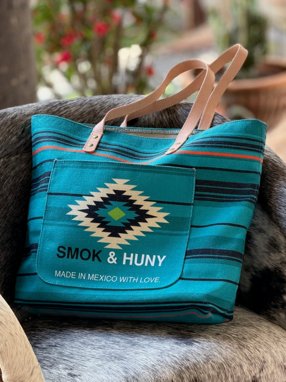 Fernando Tote Turquoise/Aztec